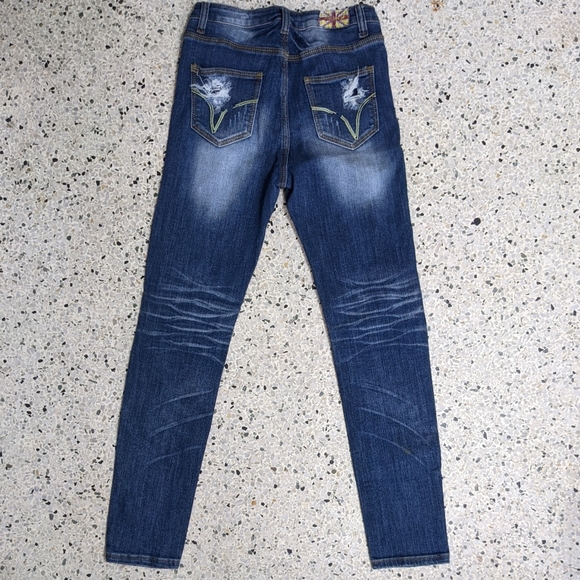 Machine Ript High Rise Jeans - Picture 2 of 11